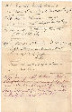 A list of siblings written by Frederick Joseph Holman including notes of his passage from England to Canada