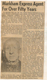 Obituary of Edward Wurm printed in the Stouffville Tribune