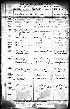 Marriage record of Andrew Hastings and Clara Grafton
