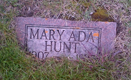 HUNT, Mary Ada
