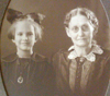 Hannah Maria (South) Baker and her granddaughter, Freda Mae Laudon