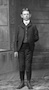 Albert Oscar Frye (Sr), Lockwood, Dade County, Missouri about 1903; perhaps confirmation portrait
