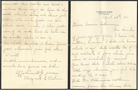 Letter from Margaret Mahon to Cousin Catherine 25 Apr 1911 - Side 1