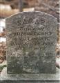headstone of Sarah Brillinger, daughter of John and Fanny