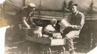 Camping in Stoughton, Saskatchewan 1918