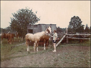 Kay Hastings with horses