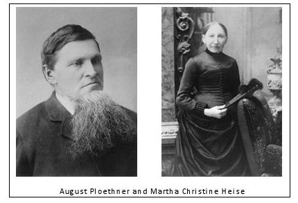 August Ploethner and Martha Christine Heise