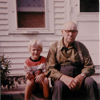 Herman Olson and great-grandson