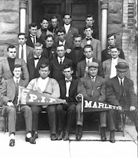 Students of Pharmacy School in Marlette, Michigan 