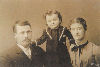 Arthur Axtell and Della Ballard with son, Clarence 1900