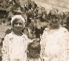 Eunice Schwartz (middle) with Kathryn and Mary Louise Redinger