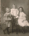 Children of John Liesemer and Malinda Hallman about 1909